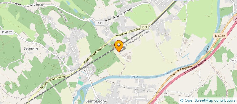 localisation de l'entreprise DE LA REDONDIE  SAINT-ASTIER