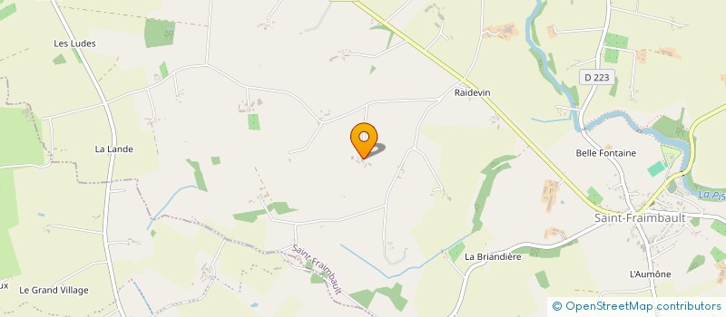 localisation de l'entreprise DE LA REMONIERE à SAINT-FRAIMBAULT