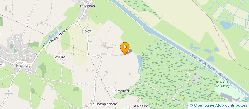 localisation de l'entreprise DE LA RENAISSANCE à FROSSAY