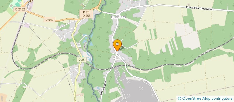 localisation de l'entreprise DE LA REPUBLIQUE  BUTHIERS