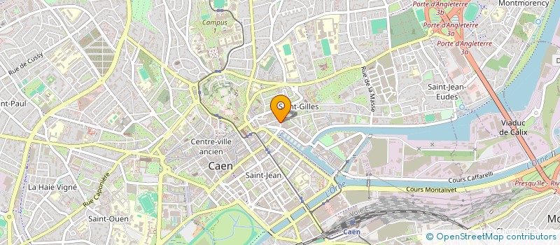 localisation de l'entreprise DE LA RESIDENCE RUE BASSE à CAEN