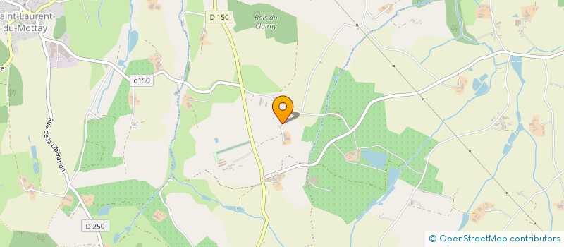 localisation de l'entreprise DE LA RIVEAUDIERE à MAUGES-SUR-LOIRE