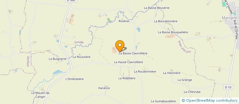 localisation de l'entreprise DE LA RIVIERE à PREE-D'ANJOU