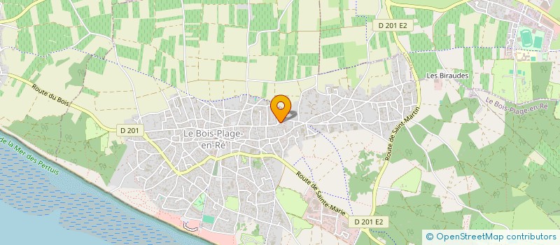 localisation de l'entreprise DE LA RIVIERE  LE BOIS-PLAGE-EN-RE
