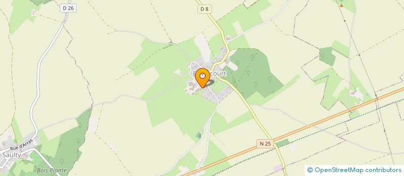 localisation de l'entreprise DE LA ROANNE  BAVINCOURT