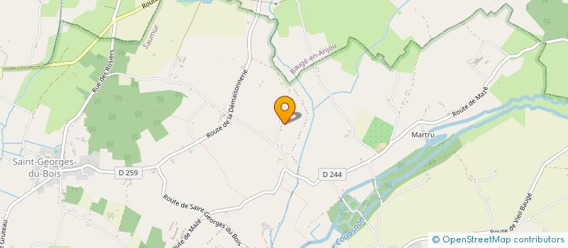 localisation de l'entreprise DE LA ROCHE à BRISSAC LOIRE AUBANCE