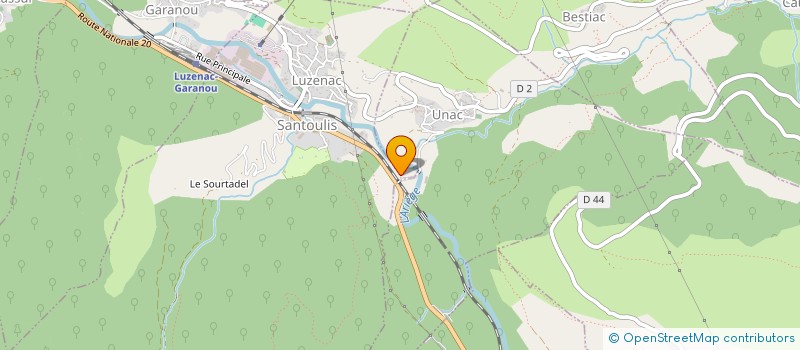 localisation de l'entreprise DE LA ROCHE BLANCHE à UNAC