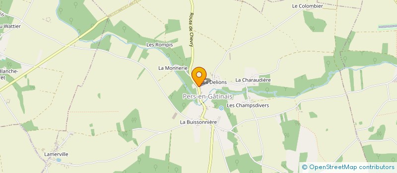 localisation de l'entreprise DE LA ROCHE CLAIRE à PERS-EN-GATINAIS