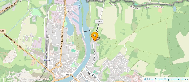 localisation de l'entreprise DE LA ROCHELLE  RANCENNES