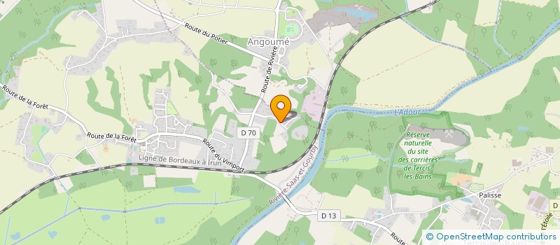 localisation de l'entreprise DE LA ROCQUE  RIVIERE-SAAS-ET-GOURBY