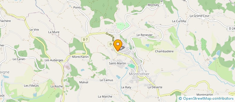localisation de l'entreprise DE LA RONZE  VILLECHENEVE