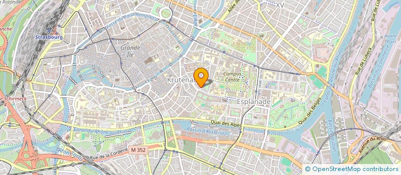 localisation de l'entreprise DE LA ROSE  STRASBOURG