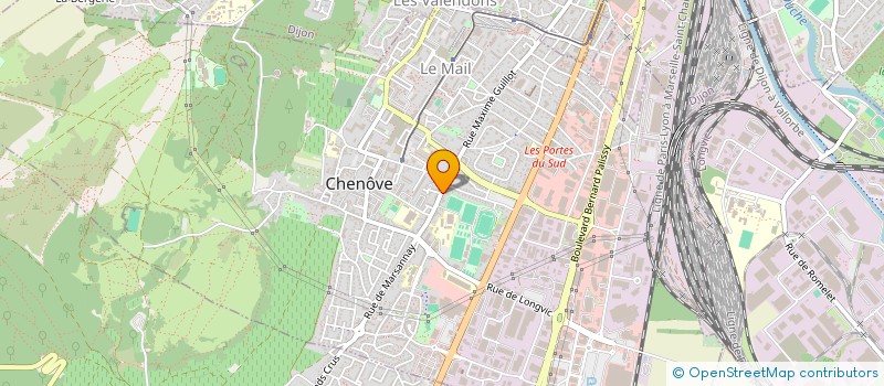 localisation de l'entreprise DE LA ROULOTTE à CHENOVE