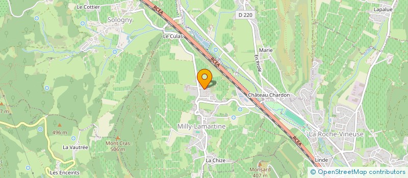 localisation de l'entreprise DE LA ROUTE LAMARTINE  BOURGVILAIN