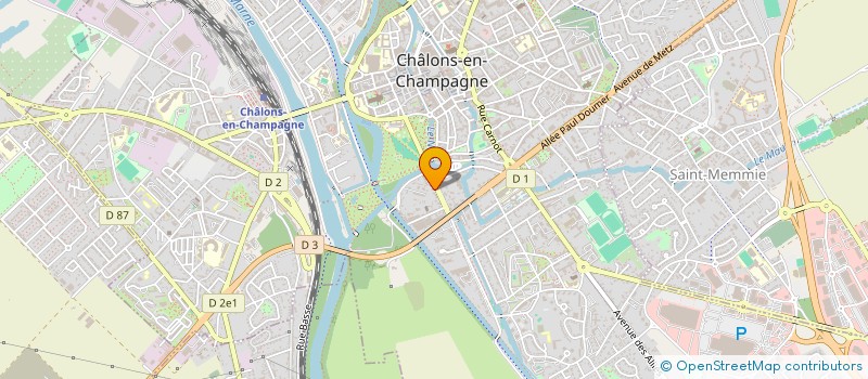 localisation de l'entreprise DE LA ROUTE NATIONALE 44  CHALONS-EN-CHAMPAGNE