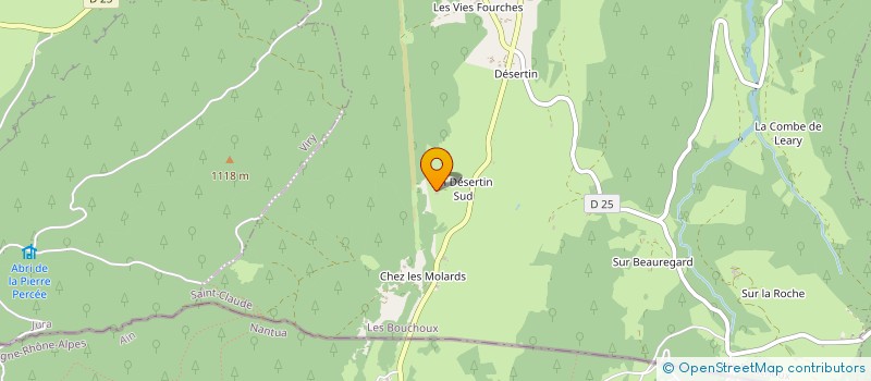 localisation de l'entreprise DE LA RUCHE AUX PAPILLES  LES BOUCHOUX