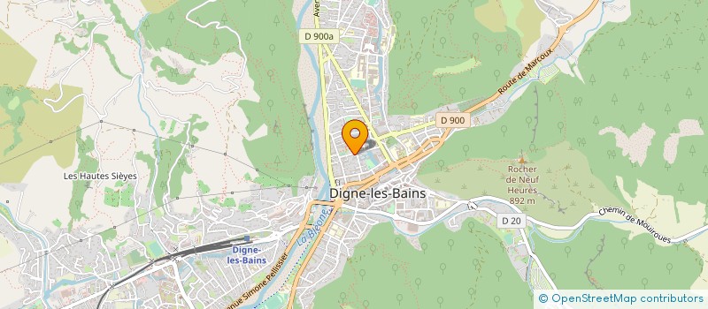 localisation de l'entreprise DE LA RUE ALPHONSE RICHARD à DIGNE-LES-BAINS