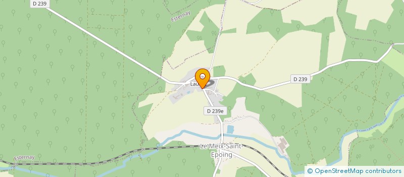 localisation de l'entreprise DE LA RUE DE LAUNAT  LE MEIX-SAINT-EPOING
