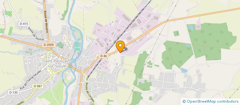 localisation de l'entreprise DE LA RUE DES PALTRATS  SAINT-POURCAIN-SUR-SIOULE