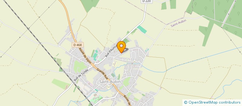 localisation de l'entreprise DE LA RUE DU BOIS à SAINT-AUBIN