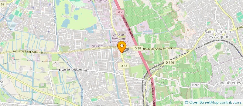 localisation de l'entreprise DE LA RUE EMILE ZOLA  AVIGNON