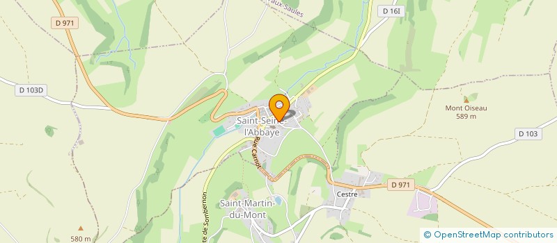 localisation de l'entreprise DE LA RUE HAUTE à SAINT-SEINE-L'ABBAYE