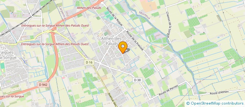 localisation de l'entreprise DE LA RURALITE  ALTHEN-DES-PALUDS