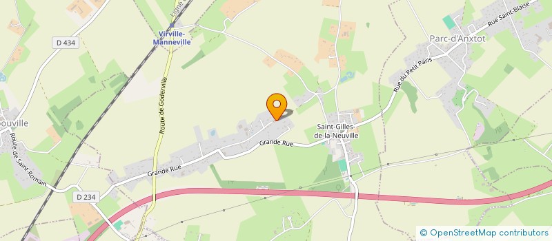 localisation de l'entreprise DE LA SABLIERE  SAINT-GILLES-DE-LA-NEUVILLE