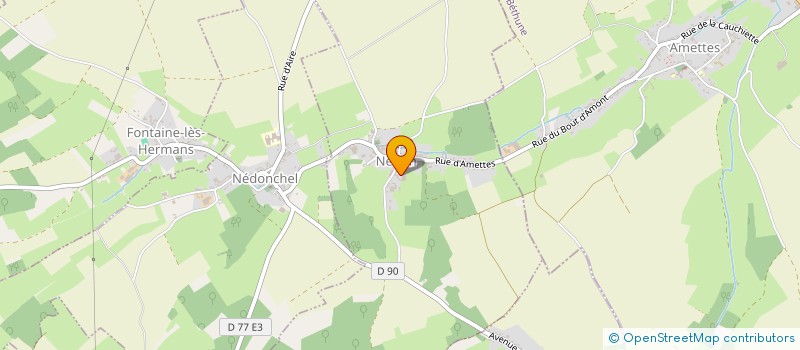 localisation de l'entreprise DE LA SAINT ELOI  NEDON