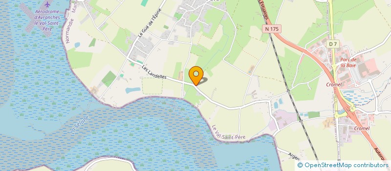 localisation de l'entreprise DE LA SALICORNE  LE VAL-SAINT-PERE