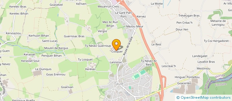 localisation de l'entreprise DE LA SARENNE à TAULE