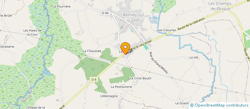 localisation de l'entreprise DE LA SAUVAGERIE  REMILLY LES MARAIS