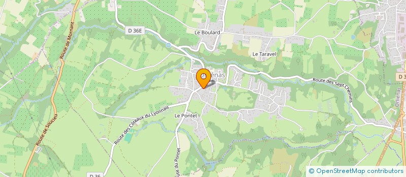 localisation de l'entreprise DE LA SECONDE CHANCE  ORLIENAS