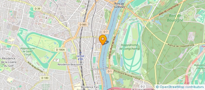 localisation de l'entreprise DE LA SEINE A L' ATLANTIQUE à SAINT-CLOUD