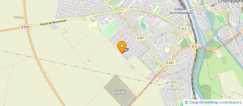 localisation de l'entreprise DE LA SENTE  JALONS