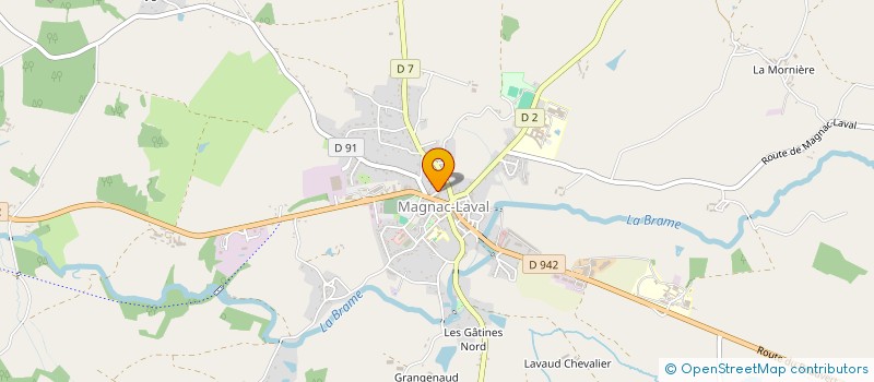 localisation de l'entreprise DE LA SEUDRE  MAGNAC-LAVAL