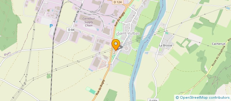 localisation de l'entreprise DE LA SOLE A L'ATRE  SAINT-VULBAS