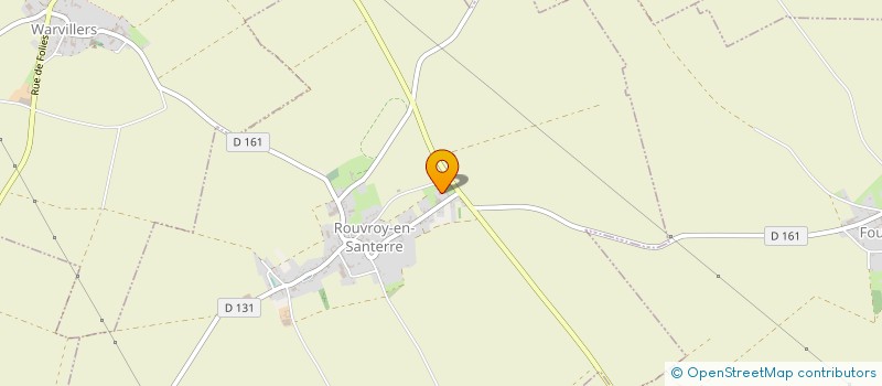 localisation de l'entreprise DE LA SOLETTE  ROUVROY-EN-SANTERRE