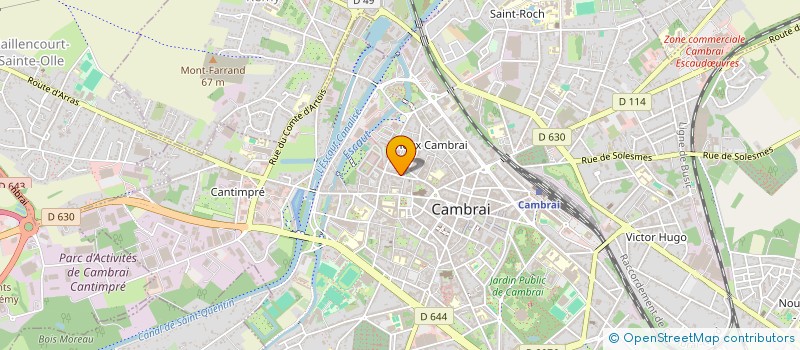 localisation de l'entreprise DE LA SOUCHEZ à CAMBRAI