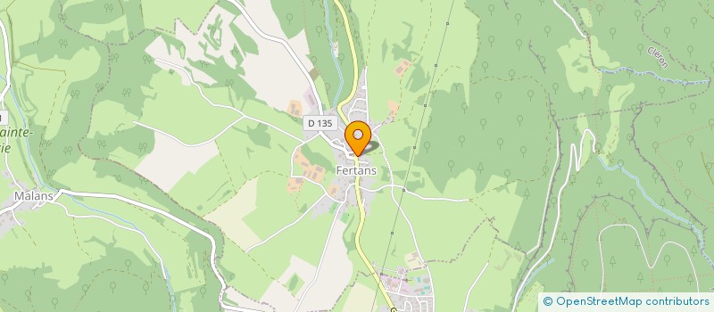 localisation de l'entreprise DE LA SOURCE à NANS-SOUS-SAINTE-ANNE