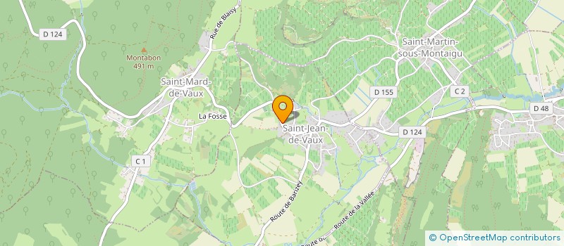 localisation de l'entreprise DE LA SOURCE  SAINT-JEAN-DE-VAUX