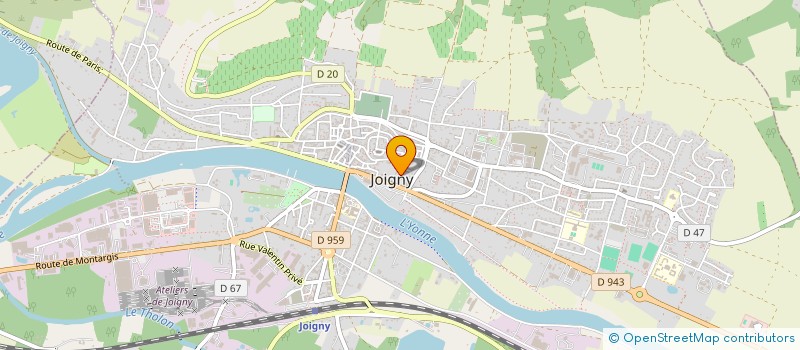 localisation de l'entreprise DE LA SOURCE à JOIGNY