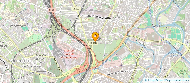 localisation de l'entreprise DE LA SOURCE à SCHILTIGHEIM