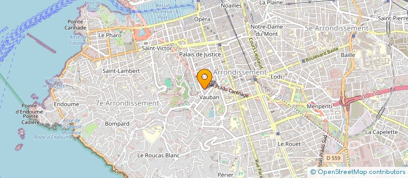 localisation de l'entreprise DE LA SUITE DANS LES IDEES à MARSEILLE