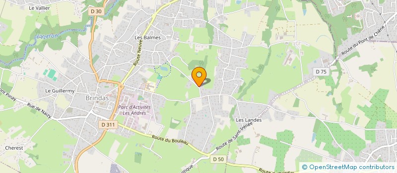 localisation de l'entreprise DE LA TABLE DE PIERRE  BRINDAS