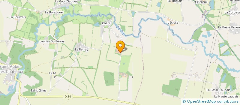 localisation de l'entreprise DE LA TAILLE  SAINT-AUBIN-DES-CHATEAUX