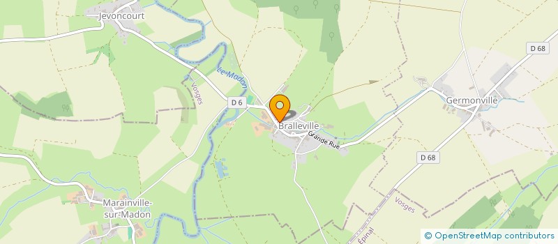 localisation de l'entreprise DE LA TALIERE  BRALLEVILLE