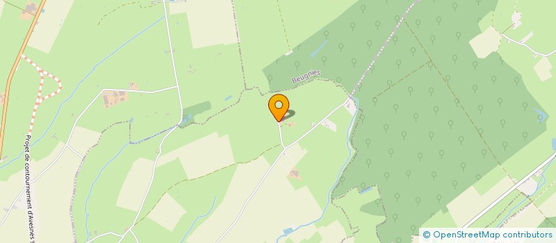 localisation de l'entreprise DE LA TAQUENNERIE à FLAUMONT-WAUDRECHIES