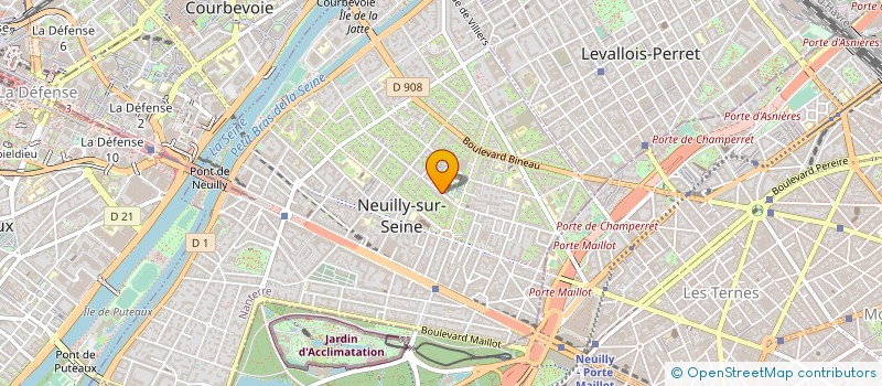 localisation de l'entreprise DE LA TERRASSE SAINT PIERRE à NEUILLY-SUR-SEINE