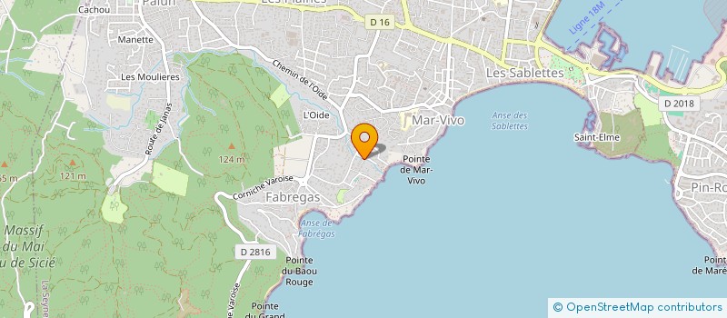 localisation de l'entreprise DE LA TERRE A LA MER à LA SEYNE-SUR-MER